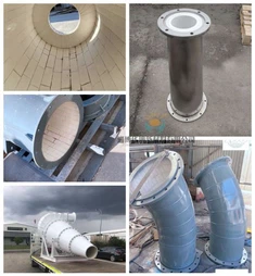 Έργο κεραμικής επένδυσης Alumina